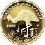 Australia 15 Dollars Emu 2006 Proof KM# 957 DISCOVER AUSTRALIA EMU 1/10OZ. 9999 GOLD 2006 P coin reverse