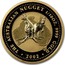Australia 15 Dollars The Australian Nugget 2002 KM# 894 THE AUSTRALIAN NUGGET 1/10 OZ. 9999 GOLD 2002 coin reverse