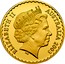 Australia 150 Dollars Royal Blue Bell flowers 2003 Proof KM# 872 ELIZABETH II AUSTRALIA 2003 coin obverse