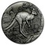 Australia 2 Dollars Hopping Kangaroo 2016 P WR coin reverse