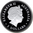 Australia 2 Dollars The Australian Kookaburra 2005 KM# 887 ELIZABETH II AUSTRALIA 2 DOLLARS IRB coin obverse