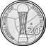 Australia 20 Cents Netball World Cup 2015 NETBALL WORLD CUP SYDNEY 2015 20 coin reverse