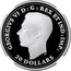 Canada 20 Dollars Hawker Hurricane 2017 Proof GEORGIVS VI D : G : REX ET IND : IMP : 20 DOLLARS HP coin obverse