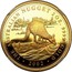 Australia 200 Dollars Australian Kangaroo 2002 KM# 901 THE AUSTRALIAN NUGGET 2 OZ. 9999 GOLD 2002 P coin reverse