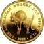 Australia 200 Dollars Australian Kangaroo 2003 KM# 905 THE AUSTRALIAN NUGGET 2 OZ. 9999 GOLD 2003 P LF coin reverse