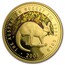 Australia 200 Dollars Kangaroo 2005 KM# 914 THE AUSTRALIAN NUGGET 2 OZ. 9999 GOLD 2005 P RV coin reverse