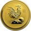 Australia 200 Dollars Year of the Rooster 2005 KM# 698 2005 2 OZ 9999 GOLD coin reverse
