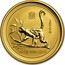 Australia 25 Dollars Climbing Monkey 2004 KM# 670 2004 1/4 OZ 9999 GOLD coin reverse