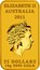Australia 25 Dollars Platypus Dreaming 2011 KM# 1611 ELIZABETH II AUSTRALIA 2011 25 DOLLARS 10 G 9999 GOLD IRB coin obverse