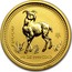 Australia 25 Dollars Standing Goat 2003 KM# 712 2003 1/4 OZ 9999 GOLD coin reverse