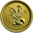 Australia 25 Dollars Standing Rooster 2005 KM# 795 2005 1/4 OZ 9999 GOLD coin reverse