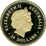 Australia 25 Dollars The Australian Nugget 2004 KM# 908 ELIZABETH II AUSTRALIA 25 DOLLARS coin obverse