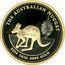 Australia 25 Dollars The Australian Nugget 2004 KM# 908 THE AUSTRALIAN NUGGET 2014 1/4 OZ. 9999 GOLD coin reverse