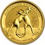 Australia 25 Dollars Two Playing Kangaroos 2010 KM# 1363 AUSTRALIAN KANGAROO 2010 1/4 OZ 9999 GOLD P coin reverse