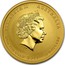 Australia 25 Dollars Year of the Rabbit 2011 KM# 1483 ELIZABETH II AUSTRALIA 1/4 OZ 9999 GOLD 2011 25 DOLLARS IRB coin obverse
