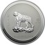 Australia 30 Dollars Year of the Tiger 2007 2010 1 KILO 999 SILVER SA coin reverse