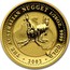 Australia 5 Dollars Australian Nugget 2001 KM# 893 THE AUSTRALIAN NUGGET 1/20OZ. 9999 GOLD ∙ 2002 ∙ MG coin reverse