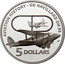 Australia 5 Dollars Aviation - De Havilland DH 86 2009 Proof KM# 1510 AVIATION HISTORY - DE HAVILLAND DH 86 5 DOLLARS coin reverse