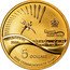 Australia 5 Dollars Commonwealth Games Melbourne 2006 KM# 786 QUEEN'S BATON RELAY MELBOURNE 2006 5 DOLLARS XVIII COMMONWEALTH GAMES coin reverse