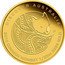 Australia 5 Dollars Discover Australia - Common Wombat 2010 KM# 1426 DISCOVER AUSTRALIA 2010 COMMON WOMBAT 1/25 OZ 9999 GOLD P DB coin reverse