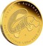 Australia 5 Dollars Discover Australia - Platypus 2010 KM# 1414 DISCOVER AUSTRALIA 2010 PLATYPUS 1/25 OZ 9999 GOLD P DB coin reverse