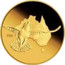 Australia 5 Dollars Kookaburra in flight on map of Australia 2009 Proof KM# 1309 P20 coin reverse