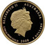 Australia 5 Dollars Kookaburra on branch admiring spider web 2009 Proof KM# 1315 ELIZABETH II AUSTRALIA 1/20 OZ 9999 GOLD 2009 5 DOLLARS coin obverse