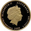 Australia 5 Dollars Kookaburra on branch sunburst in background 2009 Proof KM# 1316 ELIZABETH II AUSTRALIA 1/20 OZ 9999 GOLD 2009 5 DOLLARS coin obverse