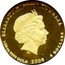 Australia 5 Dollars Kookaburra pair facing opposite 2009 Proof KM# 1308 ELIZABETH II AUSTRALIA 1/20 OZ 9999 GOLD 2009 5 DOLLARS coin obverse