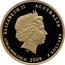 Australia 5 Dollars Kookaburra pair on branch heads opposite 2009 Proof KM# 1301 ELIZABETH II AUSTRALIA 1/20 OZ 9999 GOLD 2009 5 DOLLARS coin obverse