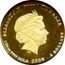 Australia 5 Dollars Kookaburra pair on branch one with head upward 2009 Proof KM# 1313 ELIZABETH II AUSTRALIA 1/20 OZ 9999 GOLD 2009 5 DOLLARS coin obverse