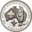 Australia 5 Dollars Scouts Australia Centenary 2008 KM# 1050 1908 SCOUTS AUSTRALIA CENTENARY 2008 5 DOLLARS CG coin reverse