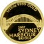 Australia 5 Dollars Sydney Harbour bridge 2007 KM# 1117 1/25 OZ 9999 GOLD 2007 SYDNEY HARBOUR BRIDGE P coin reverse