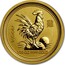 Australia 5 Dollars Year of the Rooster 2005 KM# 1022 2005 1/20 OZ 9999 GOLD coin reverse
