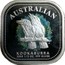 Australia 50 Cents Australian Kookaburra 2005 KM# 877 AUSTRALIAN KOOKABURRA 2005 1/2 OZ. 999 SILVER P coin reverse