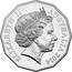 Australia 50 Cents Battle of Cocos Islands 2014  ELIZABETH II AUSTRALIA 2014 coin obverse