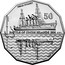 Australia 50 Cents Battle of Cocos Islands 2014  HMAS SYDNEY 50 BATTLE OF COCOS ISLANDS 1914 SMS EMDEN coin reverse