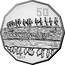Australia 50 Cents Battle of Passchendaele 2017  50 PASSCHENDAELE 1917 coin reverse