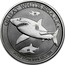 Australia 50 Cents Great White Shark 2014 GREAT WHITE SHARK 2014 1/2 OZ 999 SILVER P NM coin reverse