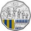 Australia 50 Cents Korean War 2016  50 NORTH DEMARCATION LINE 38TH PARALLEL SOUTH KOREAN WAR coin reverse