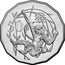 Australia 50 Cents Lunar Monkey 2016  50 猴 coin reverse