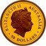 Australia 50 Dollars Brolga 2008 P Proof KM# 1198 ELIZABETH II AUSTRALIA 50 DOLLARS coin obverse