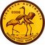 Australia 50 Dollars Brolga 2008 P Proof KM# 1198 DISCOVER AUSTRALIA 2008 BROLGA 1/2 OZ 9999 GOLD coin reverse