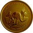 Australia 50 Dollars Crouching Kangaroos 2005 KM# 909 THE AUSTRALIAN NUGGET DATE 1/2 OZ. 9999 GOLD coin reverse