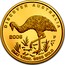 Australia 50 Dollars Emu 2006 P Proof KM# 958 DISCOVER AUSTRALIA 2006 EMU 1/2OZ. 9999 GOLD P RV coin reverse