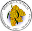 Australia 50 Dollars Golden wattle 2007 P Proof KM# 999 DISCOVER AUSTRALIA 1/2 OZ PLATINUM 9995 2007 GOLDEN WATTLE coin reverse