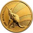 Australia 50 Dollars Kangaroo bounding at sunset 2007 P KM# 1778 THE AUSTRALIAN NUGGET 1/2 OZ 9999 GOLD 2007 coin reverse