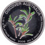 Australia 50 Dollars Red & Green Kangaroo Paw 2006 P Proof KM# 987 DISCOVER AUSTRALIA 1/2 OZ PLATINUM 9995 2006 RED & GREEN KANGAROO PAW coin reverse