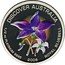 Australia 50 Dollars Royal bluebell 2006 P Proof KM# 985 DISCOVER AUSTRALIA 1/2 OZ PLATINUM 9995 2006 ROYAL BLUEBELL coin reverse