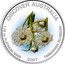 Australia 50 Dollars Tasmanian bluegum 2007 P Proof KM# 995 DISCOVER AUSTRALIA 1/2 OZ PLATINUM 9995 2007 TASMANIAN BLUEGUM coin reverse